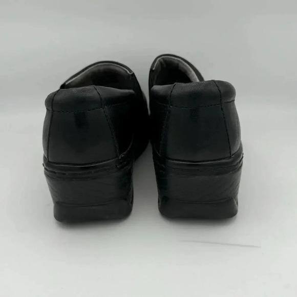 KLOGS	Naples Slip Resistant Black Smooth Leather Clogs Work Shoes Size 7 - Picture 4 of 11